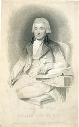 William Cowper (1731-1800), grabado por W.C. Edwards, 1823